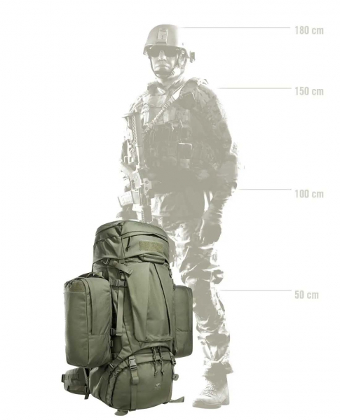 Тактичний рюкзак Tasmanian Tiger Mil OPS Pack 80+24 - фото