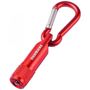 Брелок-ліхтарик Munkees LED with Carabiner, Red - фото