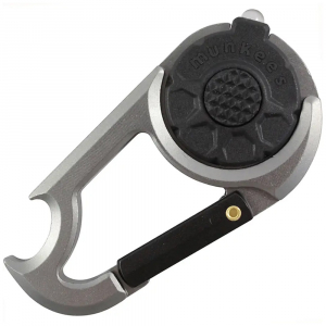 Брелок-ліхтарик Munkees Carabiner LED with Bottle Opener NEW, Grey - фото