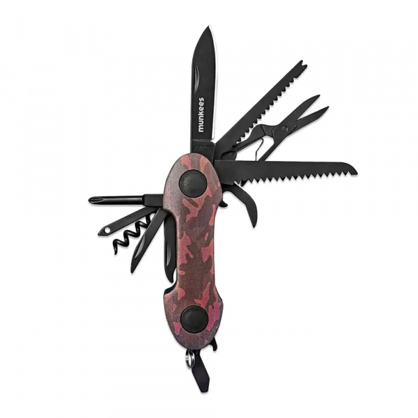 Брелок-мультиінструмент Munkees Pocket Knife Camo - фото