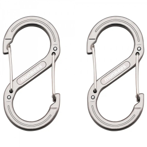 Карабін Munkees Forged S 6 мм x 60 мм, пара, Grey - фото