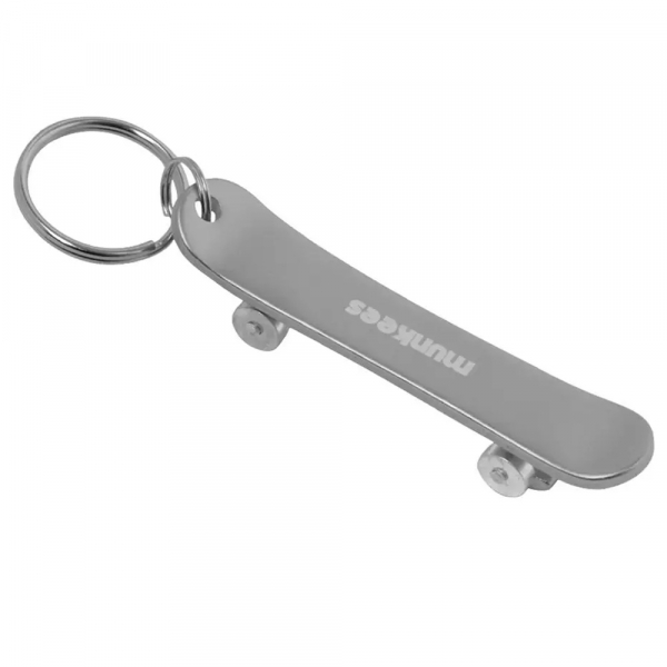Брелок-відкривачка Munkees Skateboard S, Grey - фото