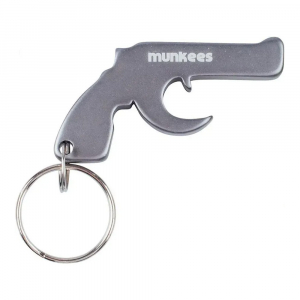 Брелок-відкривачка Munkees Gun, Grey - фото