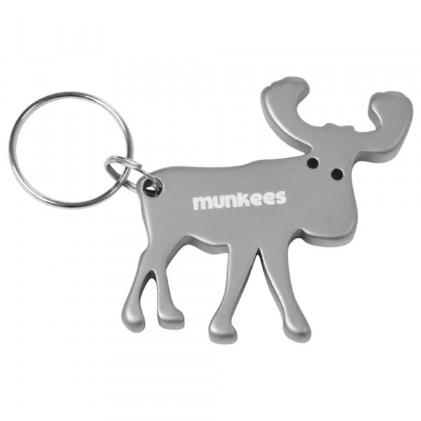 Брелок-відкривачка Munkees Moose, Grey - фото