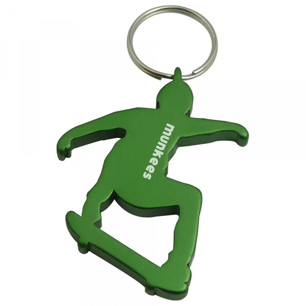 Брелок-відкривачка Munkees Skateboarder, Green - фото