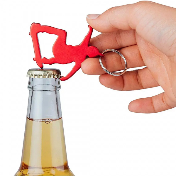 Брелок-відкривачка Munkees Skateboarder, Red - фото