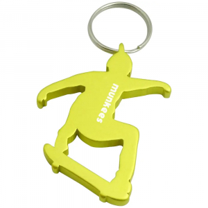 Брелок-відкривачка Munkees Skateboarder, Yellow - фото