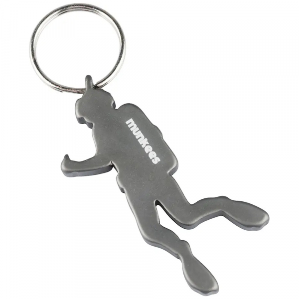Брелок-відкривачка Munkees Diver, Grey - фото