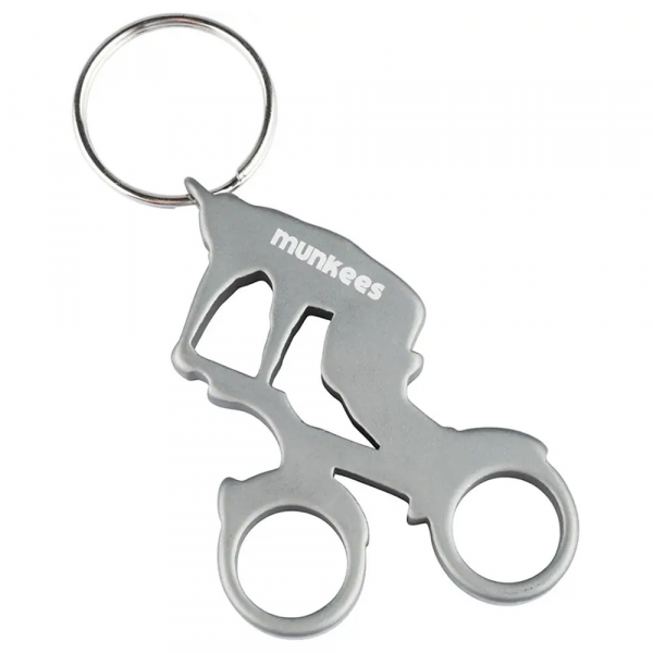 Брелок-відкривачка Munkees Biker, Grey - фото