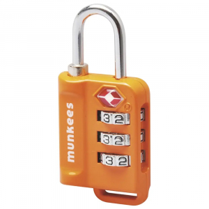 Брелок-замок Munkees TSA Combi Lock, Orange - фото