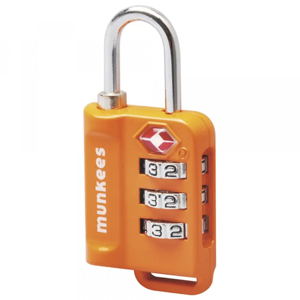 Брелок-замок Munkees TSA Combi Lock, Orange - фото