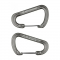 Набір карабінів Sea To Summit Accessory Carabiner Large Titanium 2pcs - фото-1