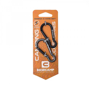 Набір алюмінієвих сервісних карабінів Base Camp Omega 6 Straight Set (2 шт) - фото