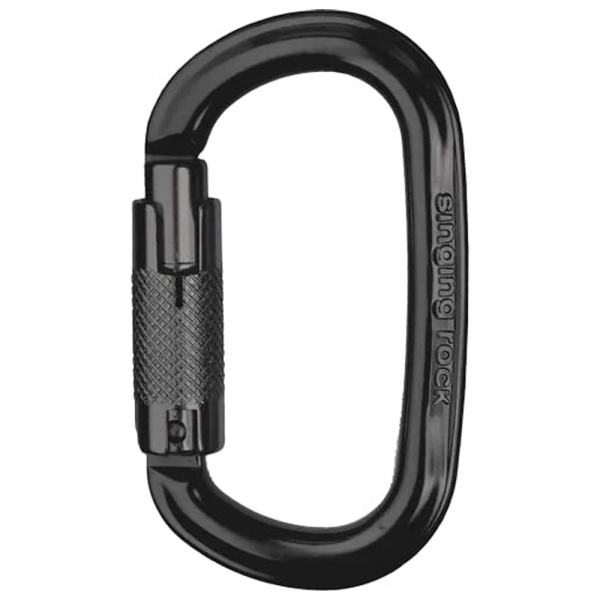 Карабін з муфтою Ozone TWL oval black - фото-1