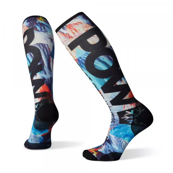 Шкарпетки чоловічі Performance Ski Zero Cushion POW Print OTC Capri - фото-1
