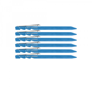 Ultralight Ground Control Tent Pegs (6 Pack) набір кілочков для намету, Blue - фото