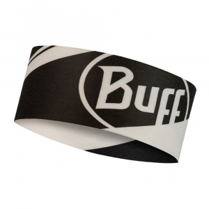 Пов'язка на голову Buff Coolnet UV+ Wide Headband, Arthy Graphite, One Size - фото