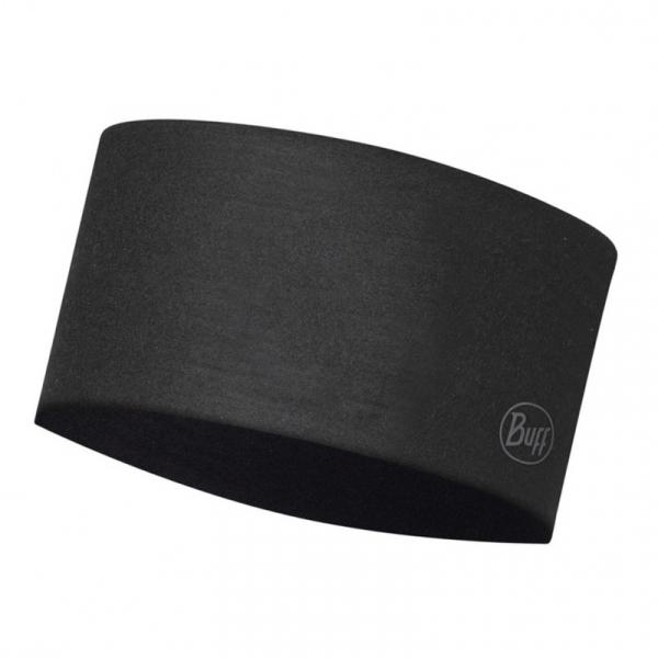 Пов'язка на голову Buff Coolnet UV+ Wide Headband, Solid Night Blue - фото