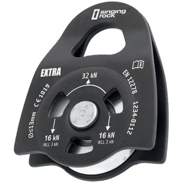 Блок ролик Pulley Extra Roll black - фото-1