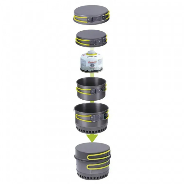 Набір алюмінієвого посуду Pinguin Quadri Х - фото-1