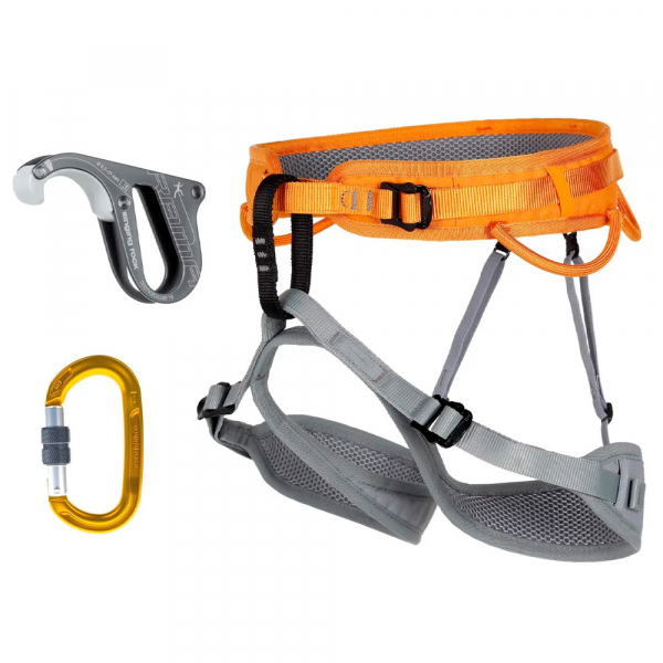 Страхувальна система+карабін+спусковий пристрій Ray Packet - фото-1