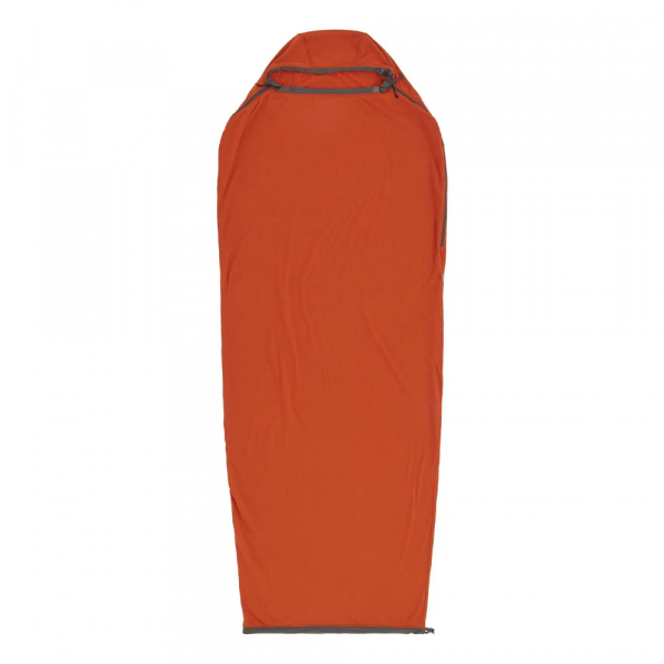 Вкладиш в спальник Reactor Fleece Sleeping Bag Liner, Mummy w/ Drawcord - C, Picante Red - фото