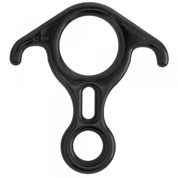 Вісімка Singing Rock Rescue Big Figure 8 Light Alloy Black - фото-1