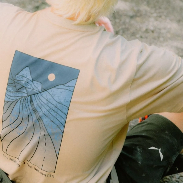 Футболка Salewa Eagle Sunset Loose T-Shirt Mns - фото