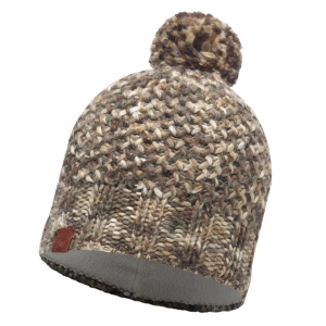 Шапка Buff Knitted & Polar Hat Margo, Brown Taupe - фото