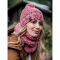 Шапка Buff Knitted & Polar Hat Margo, Maroon - фото-1