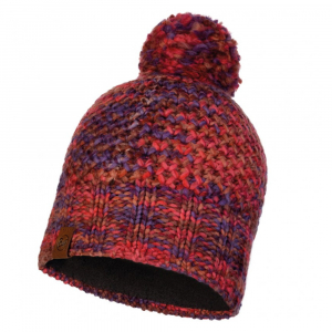 Шапка Buff Knitted & Polar Hat Margo, Maroon - фото