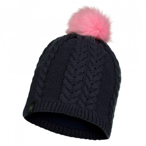 Шапка дитяча Buff Knitted & Fleece Hat Nina, Night Blue - фото