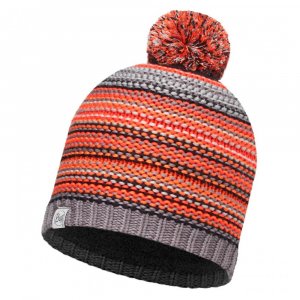 Шапка дитяча Buff Junior Knitted & Polar Hat Amity, Grey Castlerock - фото