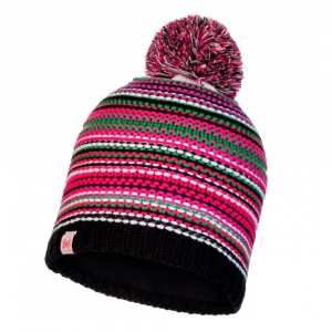 Шапка дитяча Buff Junior Knitted & Polar Hat Amity, Multi - фото