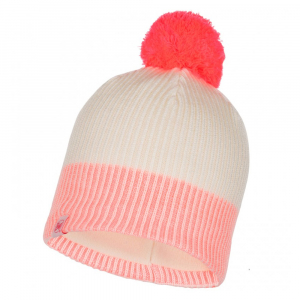 Шапка дитяча Buff Junior Knitted & Polar Hat Audny, Fog - фото