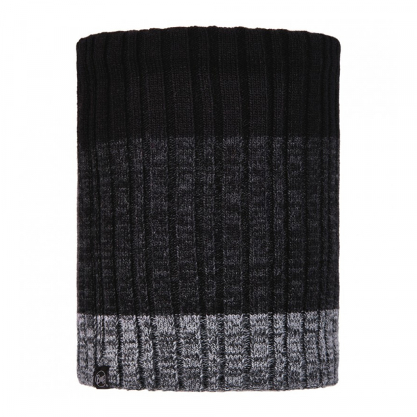 Шарф-труба Buff Knitted & Fleece Neckwarmer Igor, Black - фото-1