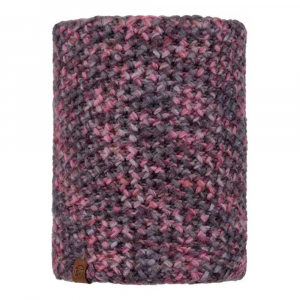 Шарф-труба Buff Knitted & Fleece Neckwarmer Margo, Purple - фото