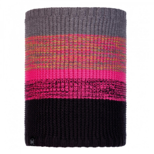 Шарф-труба Buff Knitted & Polar Neckwarmer Alyona, Melange Grey - фото