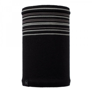 Шарф-труба Buff Knitted & Polar Neckwarmer Stowe, Black - фото