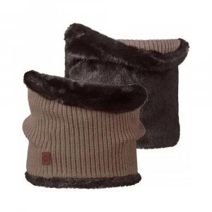 Шарф-труба Buff Knitted Collar Adalwolf, Brown Taupe - фото