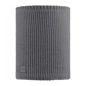 Шарф-труба Buff Knitted & Fleece Neckwarmer Rutger, Grey Heather - фото