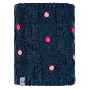 Шарф-труба дитячий Buff Junior Knitted & Polar Neckwarmer Dysha, Dark Navy - фото