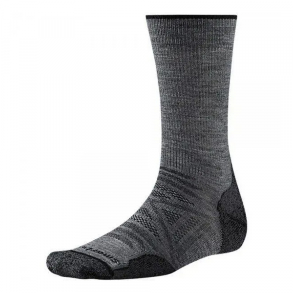 Шкарпетки чоловічі Smartwool PhD Outdoor Light Crew Medium Gray - фото-1