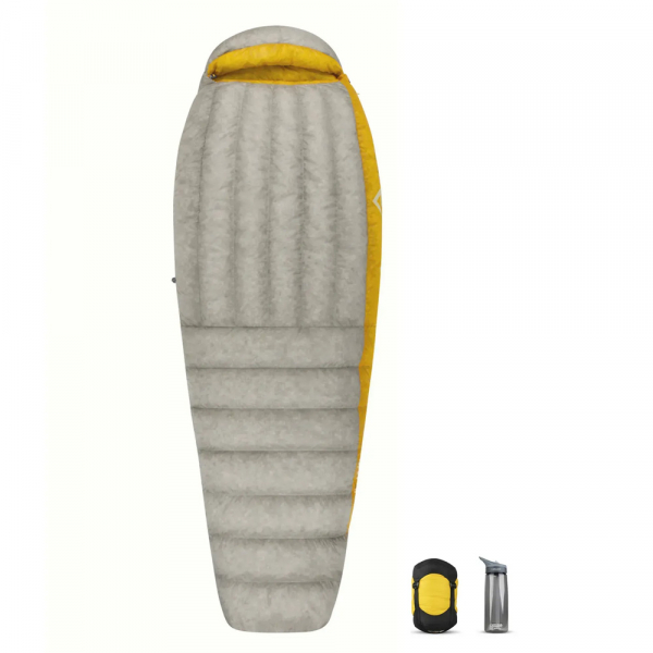 Спальник Spark SpIII 2019 Left Zip, Light Gray/Yellow, Long - фото-1