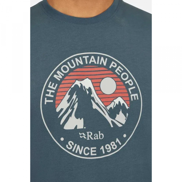 Футболка чоловіча Rab Stance Alpine Peak - фото