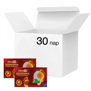 Хімічна грілка для ніг Thermopad Toe Warmer, 30 пар - фото
