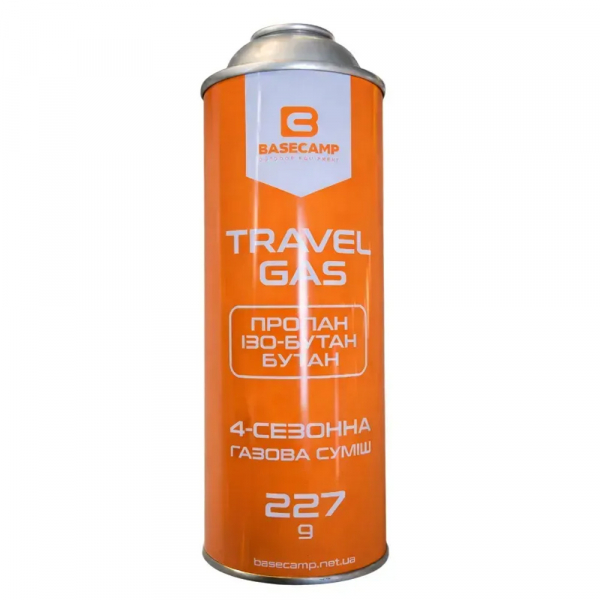 Газовий балон BaseCamp Travel Gas, 227 g - фото