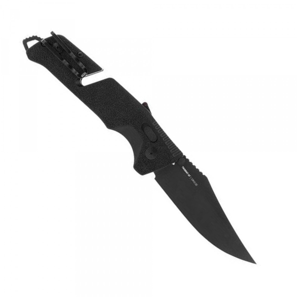 Ніж складаний Trident AT, Black/Red/Partially Serrated - фото-1