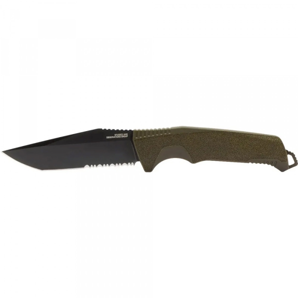 Ніж Trident FX, Blackout/Partailly Serrated - фото-1