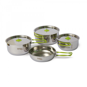  Набір сталевого посуду Pinguin Trio L 20/18/16 - фото